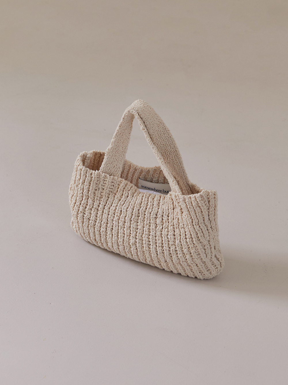 grandma handmade knit bag - cream / 8.16 출고