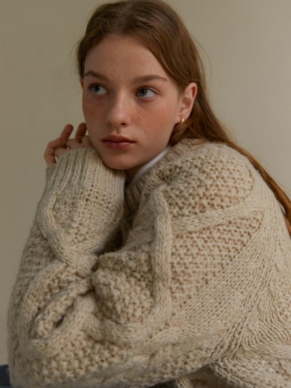 country sweater - beige