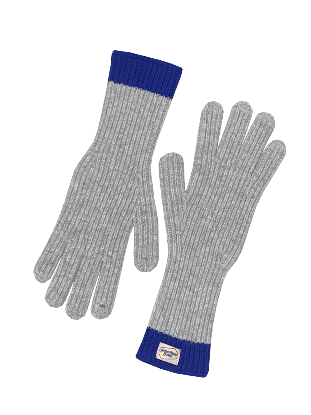 butter wool gloves - grey