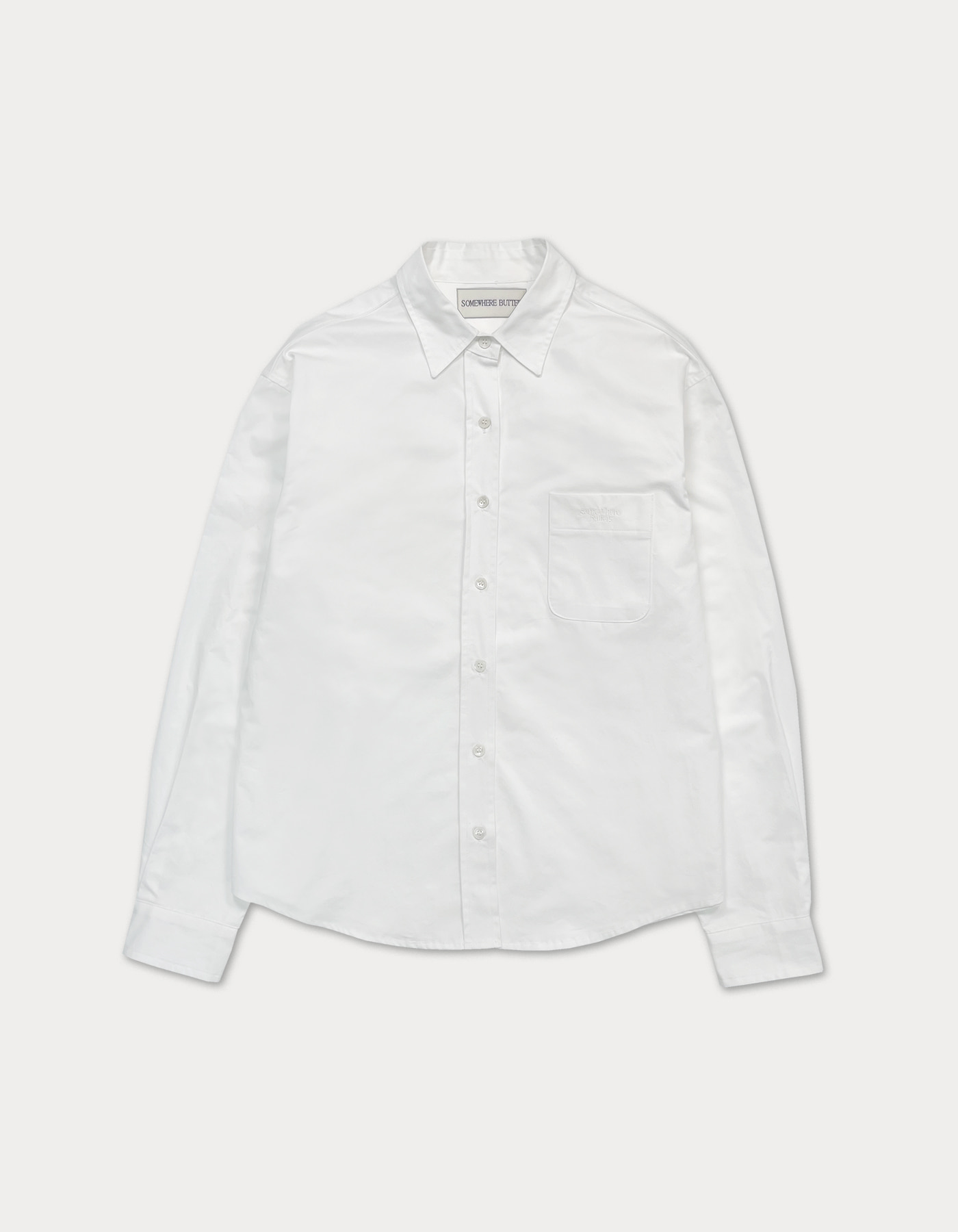 base oxford shirt- white