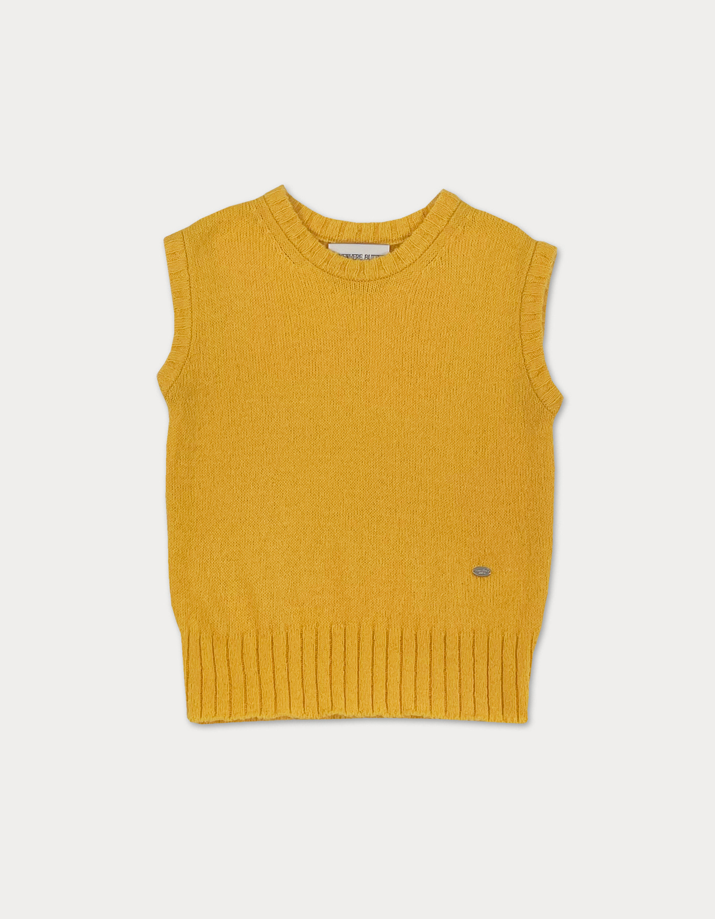 70s vintage vest - yellow