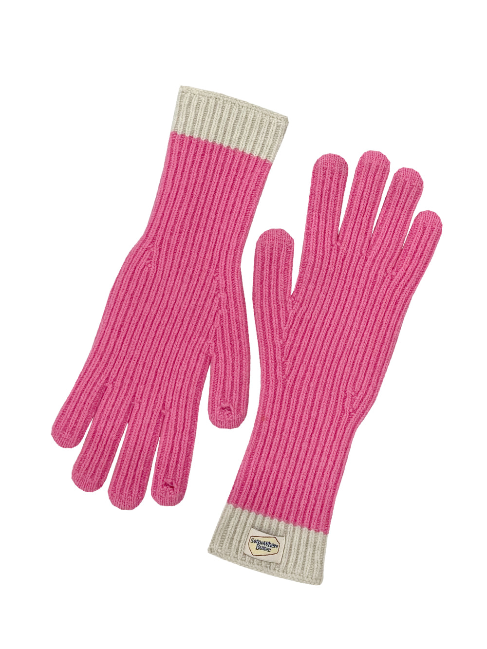 [preview] butter wool gloves - pink