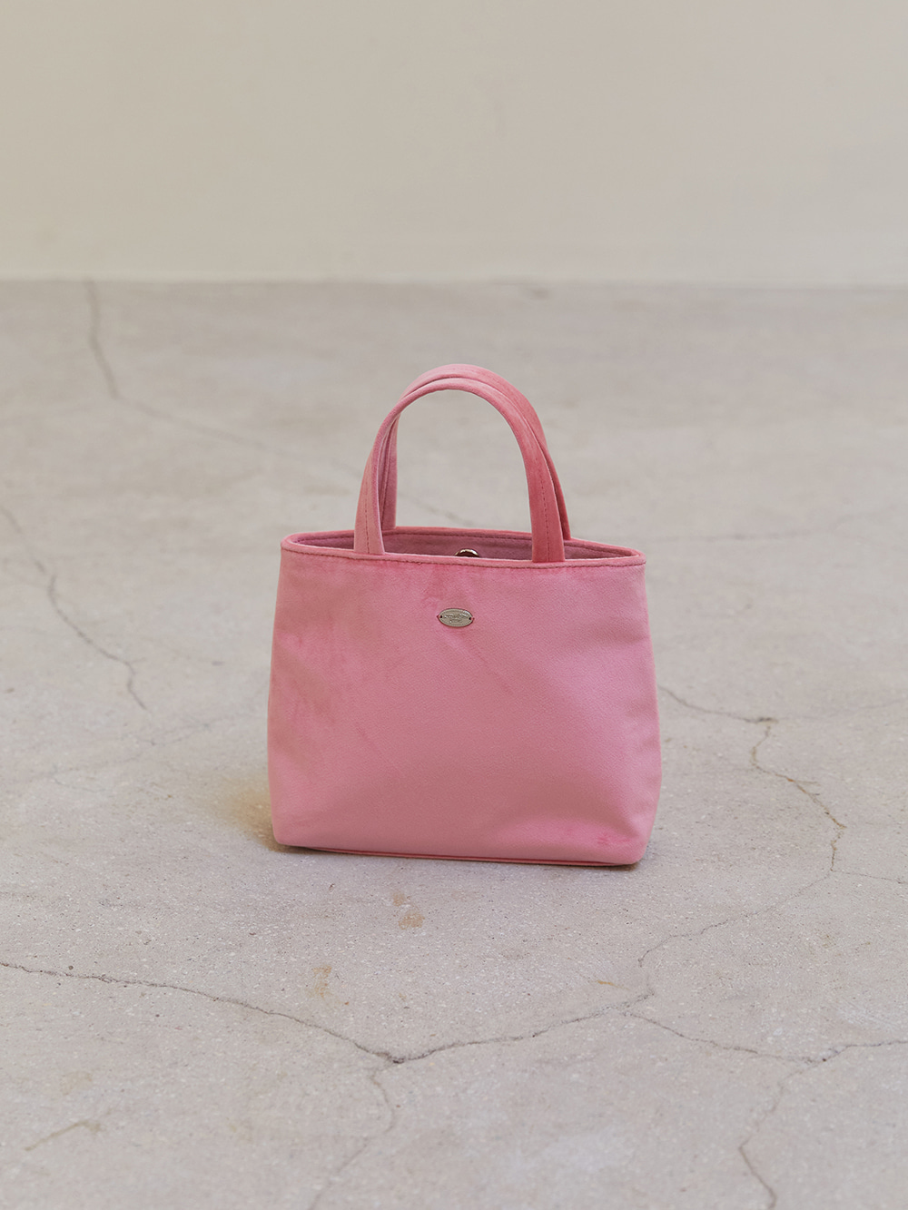 [release 10%] velvet toast bag - pink