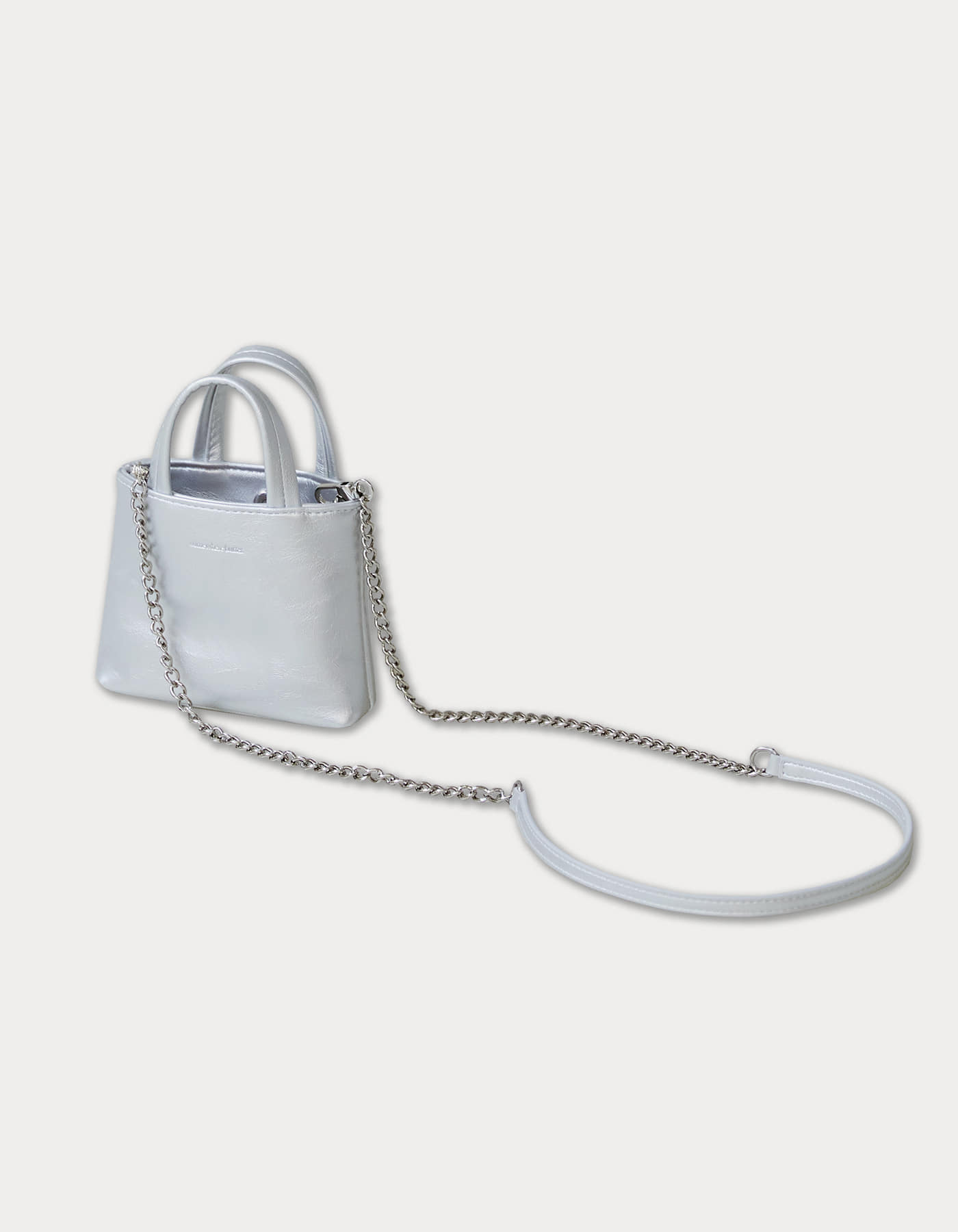 mini toast bag - silver