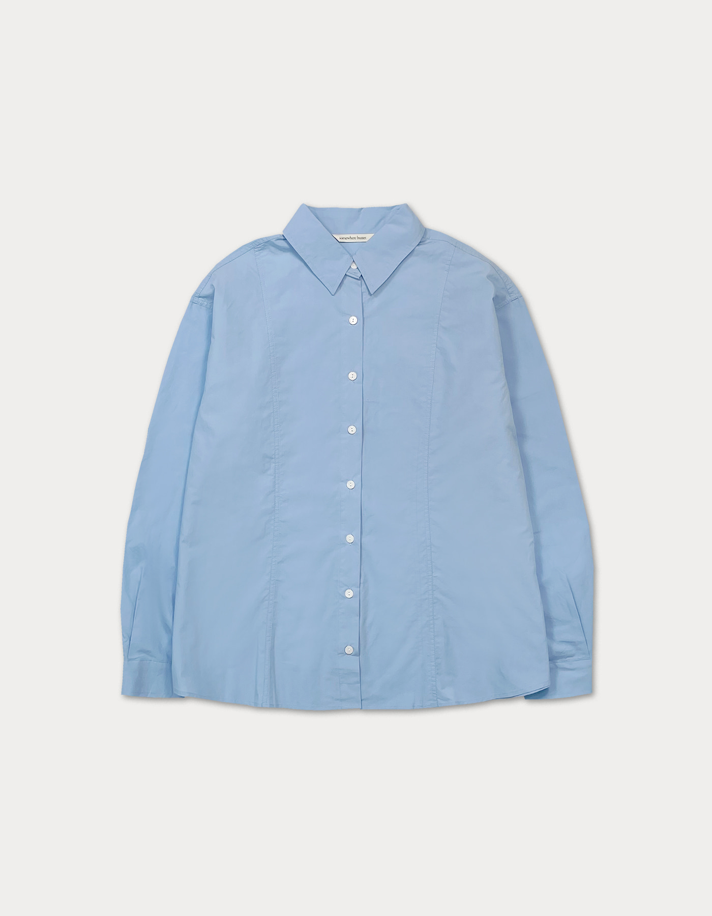 line shirt - light blue