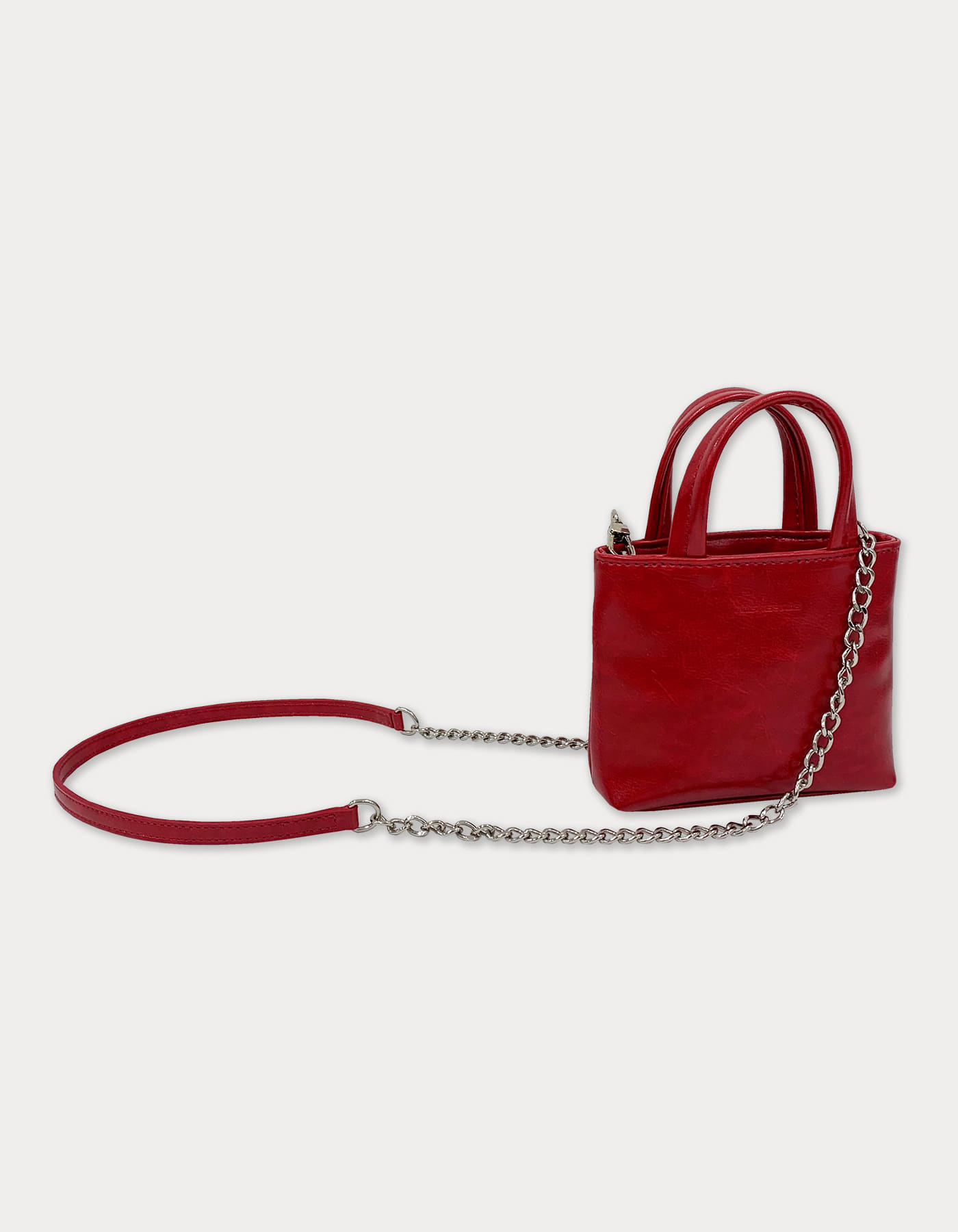 mini toast bag - vintage red