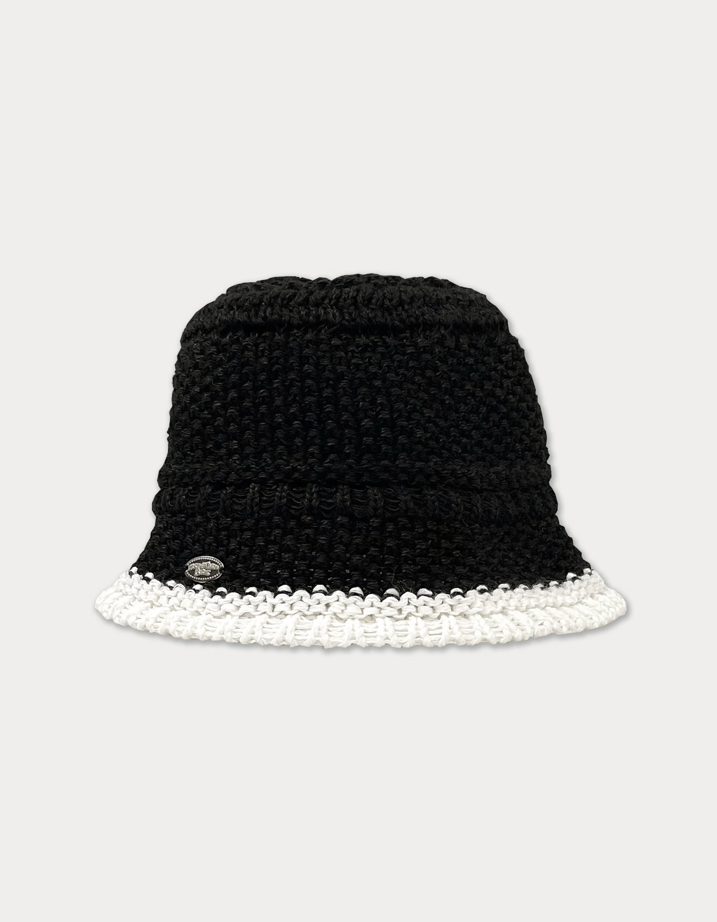 [Pre Order 5.10 출고] pendant knit bucket hat - black