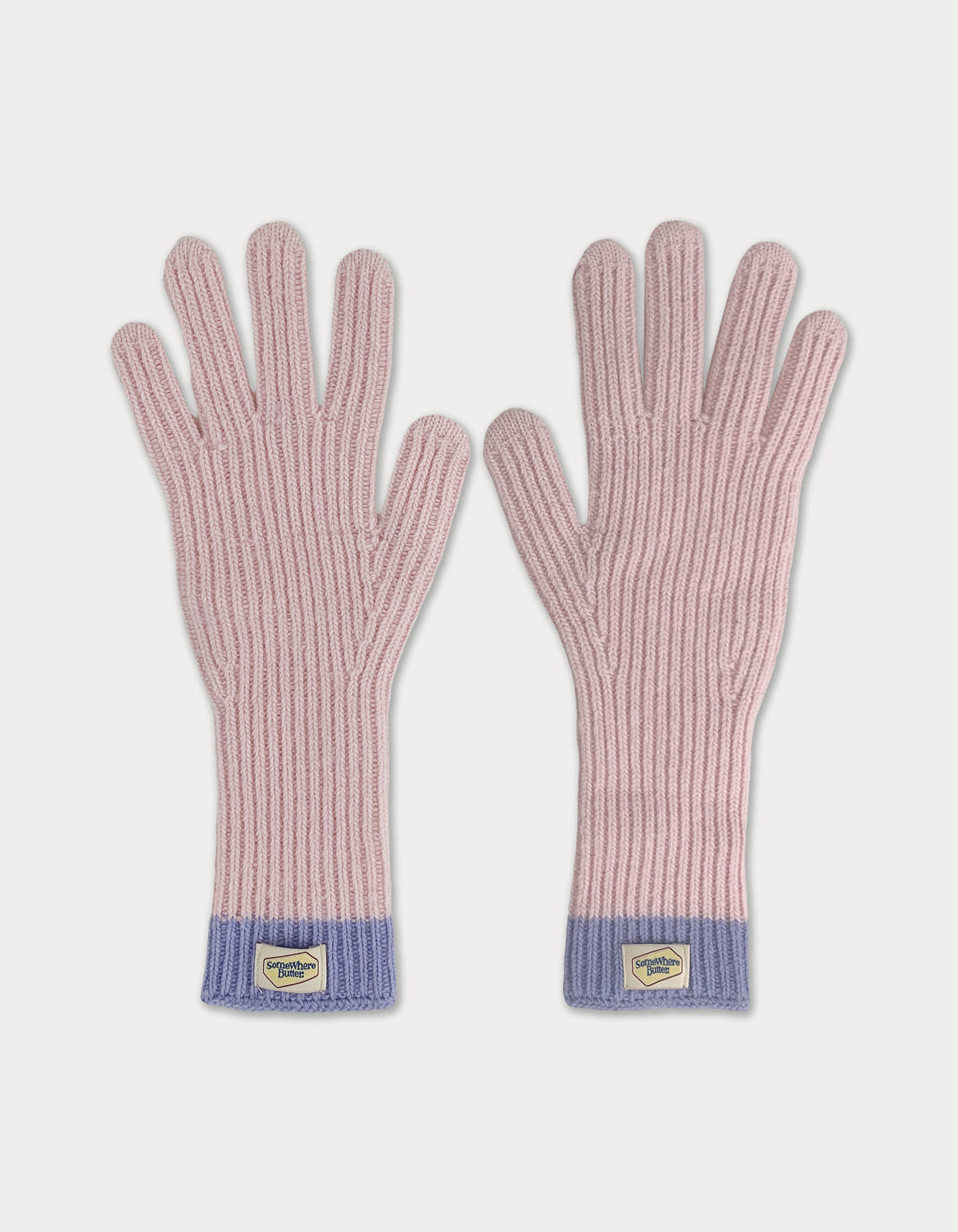 Butter cashmere gloves - baby pink
