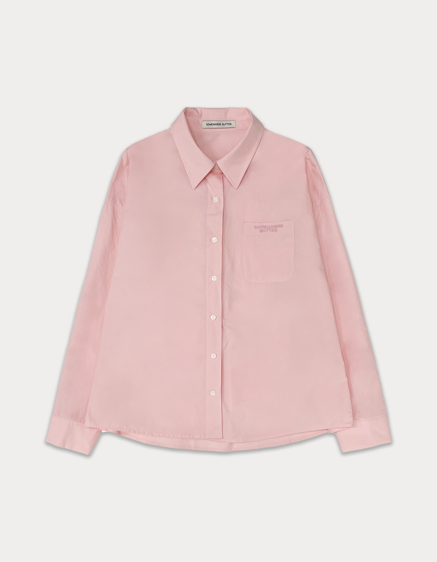 Classic cotton shirt - pink