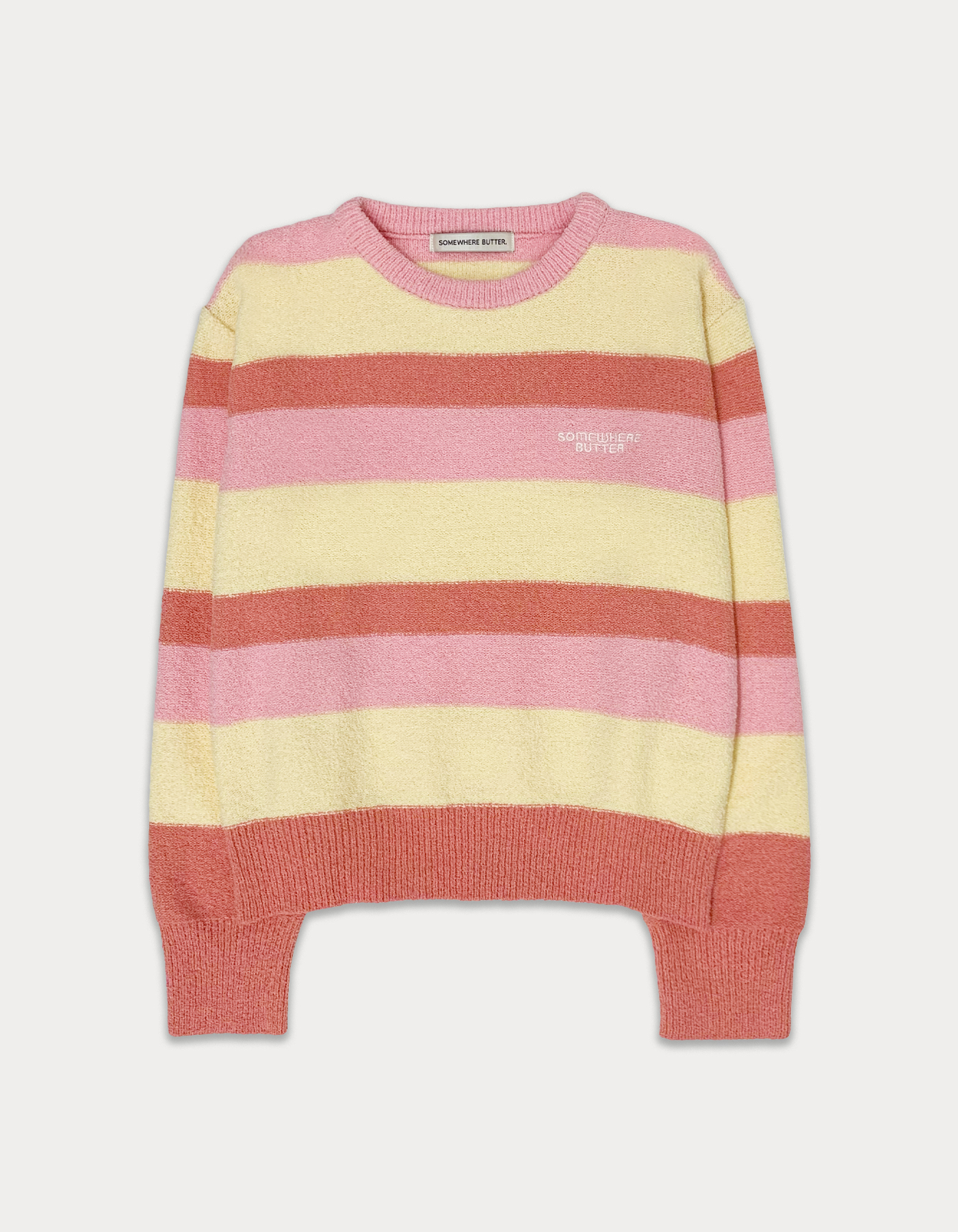 Molly stripe knit - pink