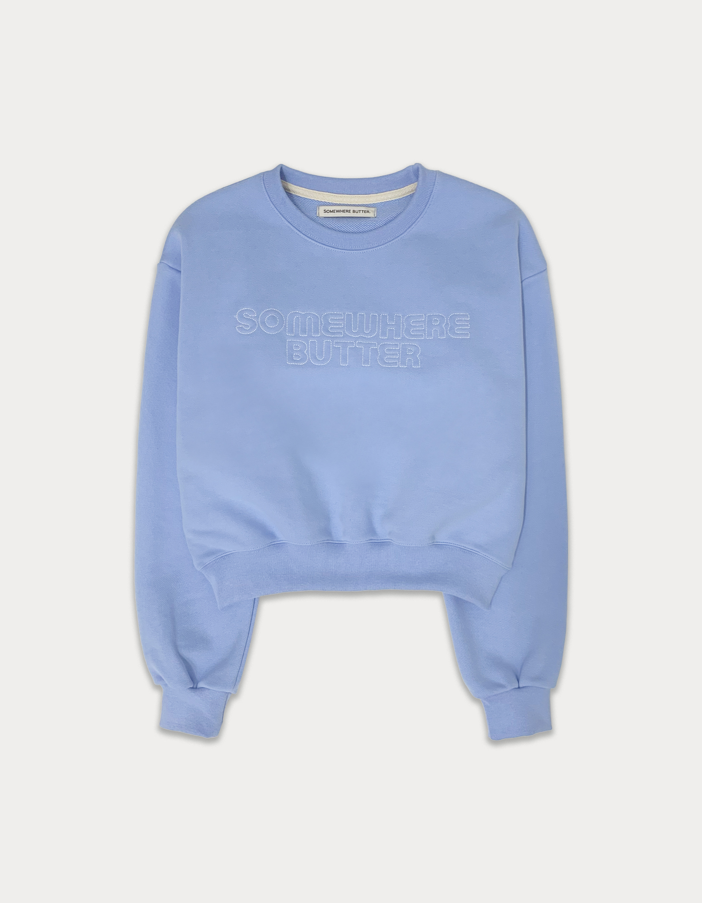 [4th Order 5.10 출고] Dotted line logo sweatshirt - light blue
