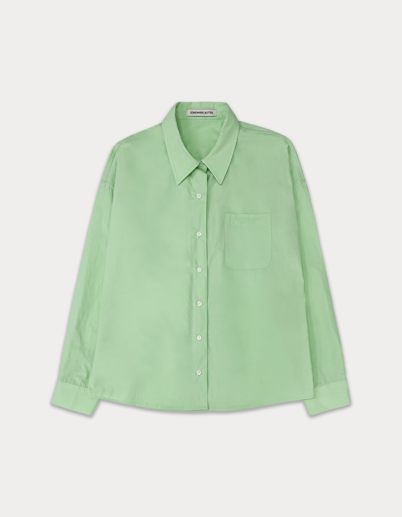 [4th Order 5.3 출고] Classic cotton shirt - mint