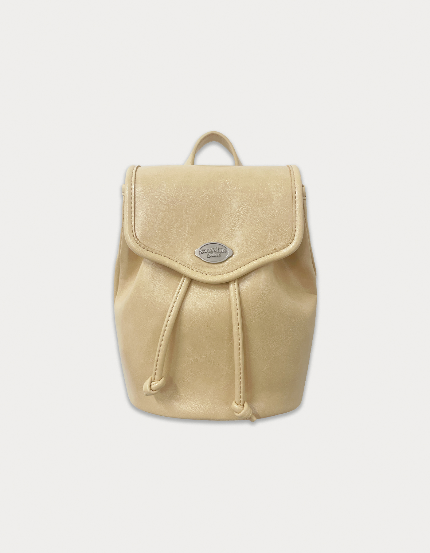 [2nd Order 5월 중순 출고] Mini fle backpack - butter