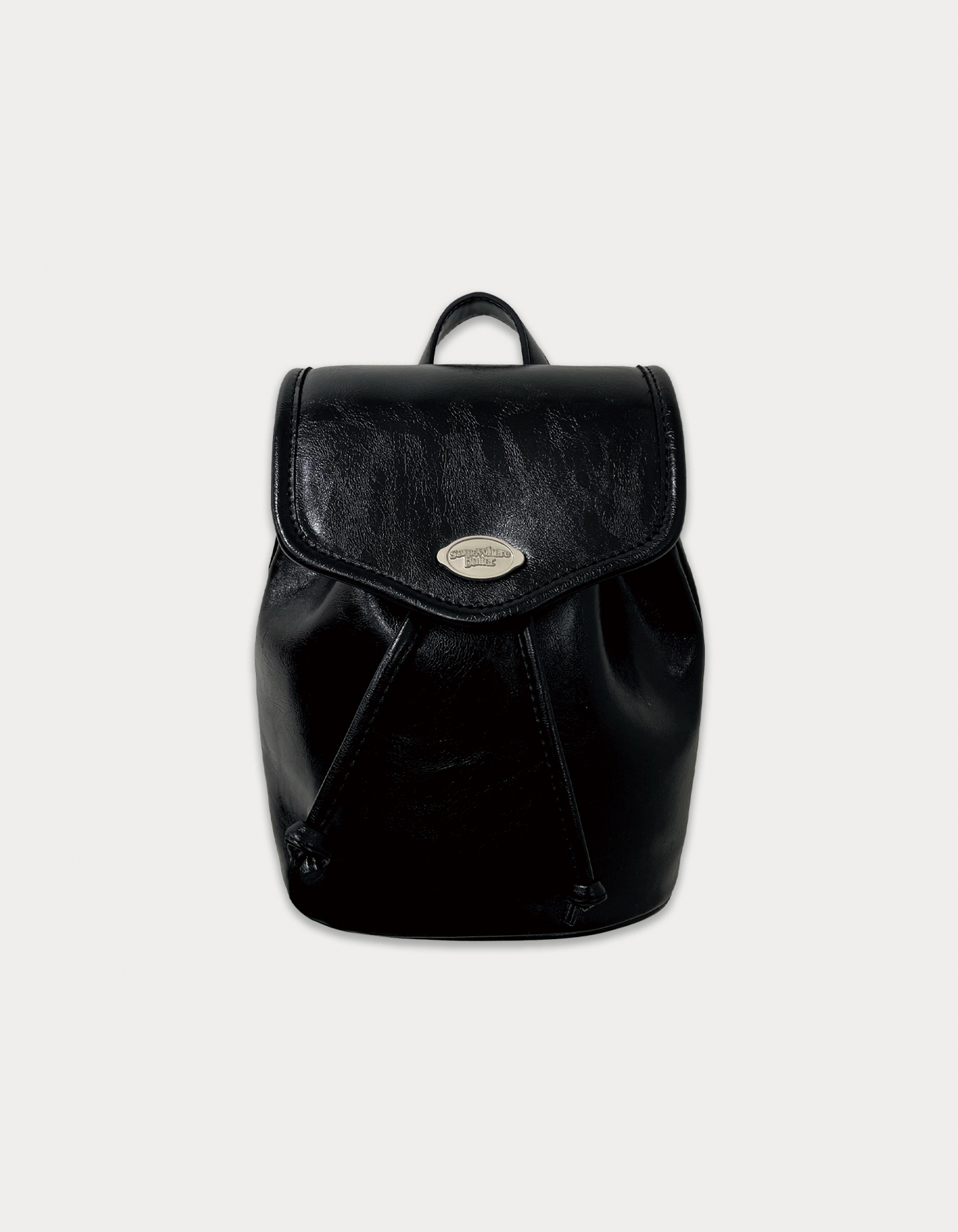 [Pre Order 5월 초 출고] Mini fle backpack - black