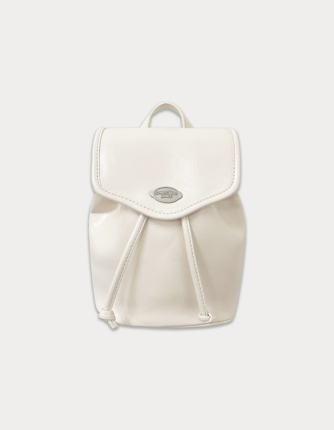 [2nd Order 5월 중순 출고] Mini fle backpack - cream