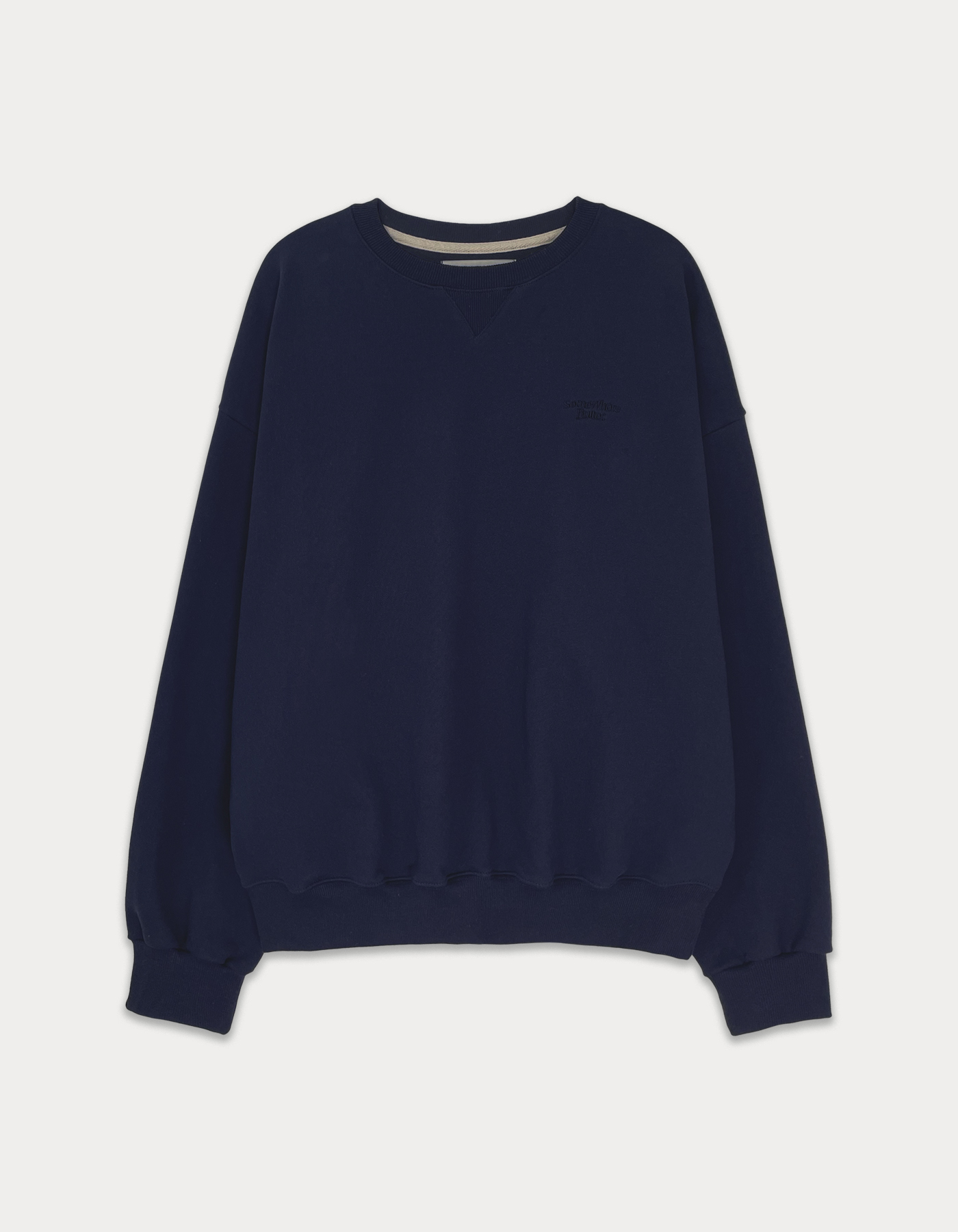 [Release 15%] essential over-fit sweatshirt - navy