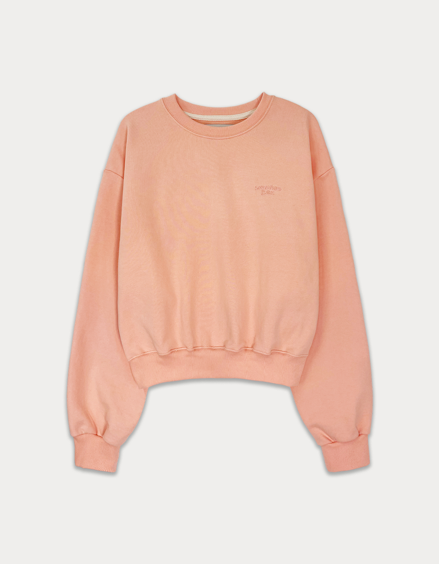 [Release 15%] essential sweatshirt - apricot