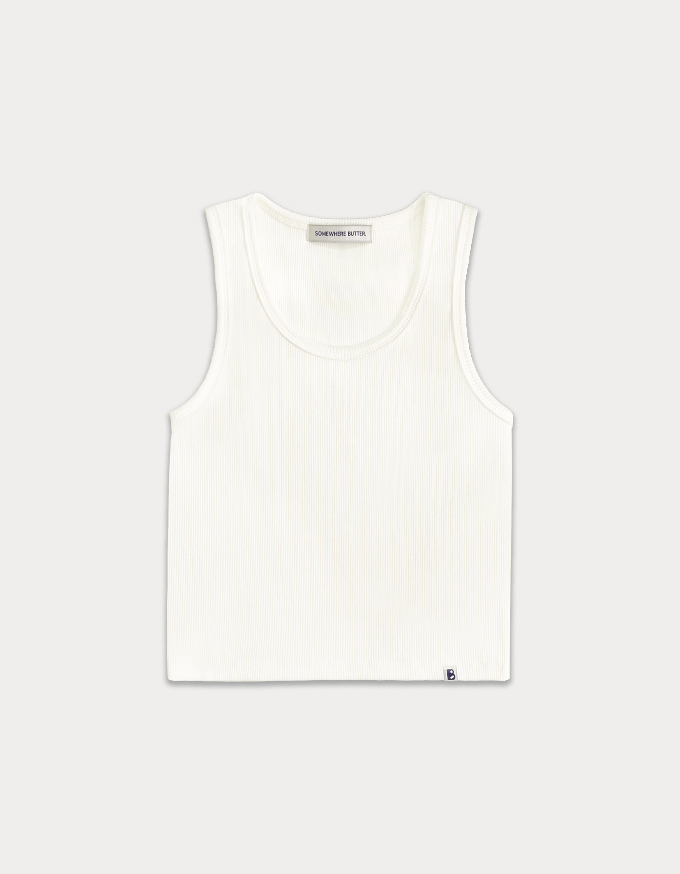 [Release 15%] essential rip sleeveless - ivory