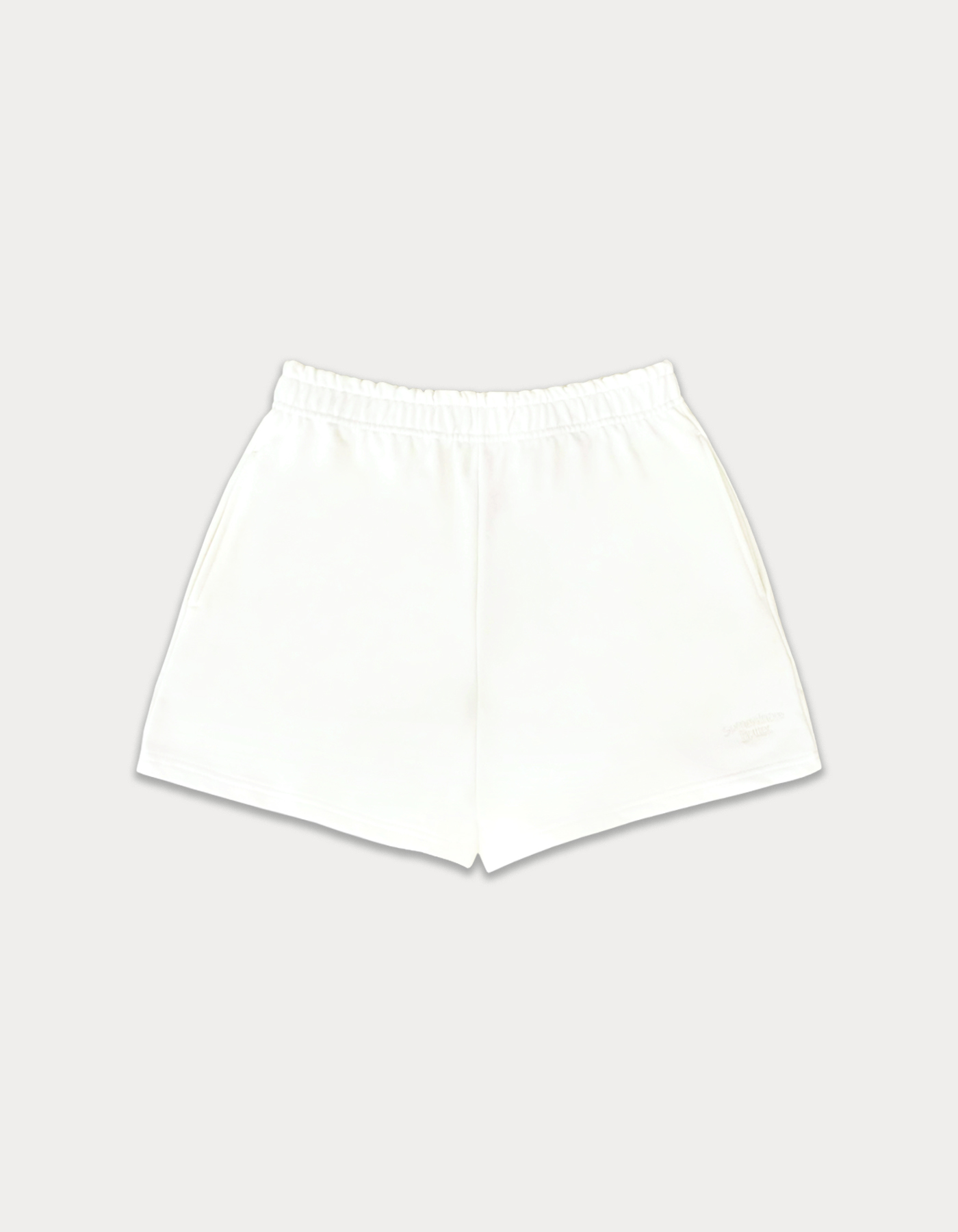 [2nd Order 5.10 출고] Essential sweat shorts - ivory